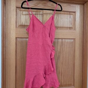 Pink XL Wrap long tank Shein